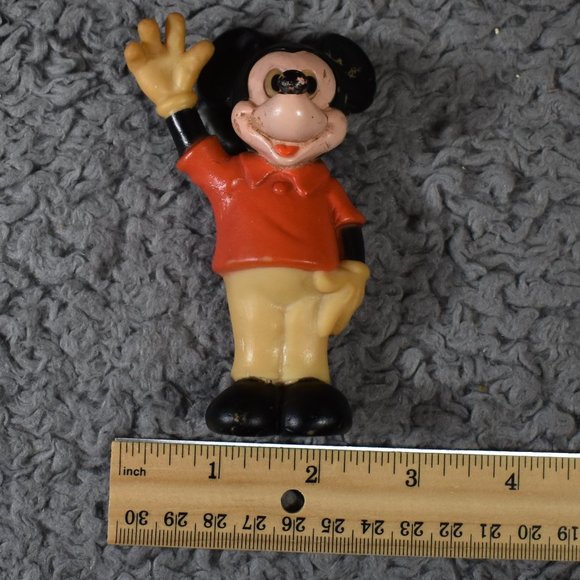 Vintage Rubber Disney Mickey Mouse Figuring - Picture 8 of 14